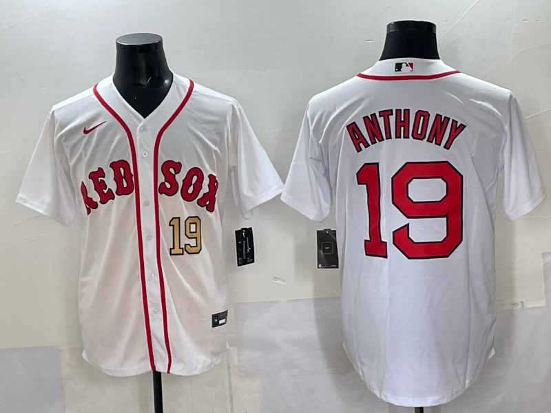 Men 2025 Boston Red Sox #19 Anthony white Nike MLB Jersey style 03